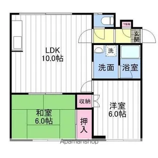 ホワイトコートカヤ7【2階】の間取り