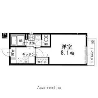 モンセジュール本山南【2階】の間取り