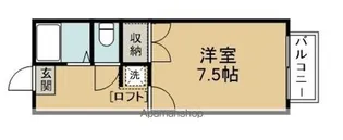 アーバン台原【203号室】の間取り