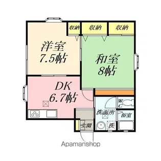 アルエット【1階】の間取り