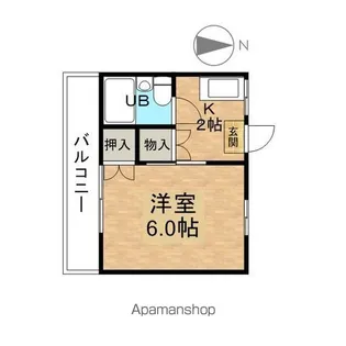 マルエ荘【1階】の間取り