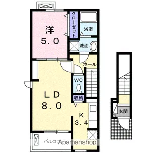 ビオーラ・レオ【2階】の間取り