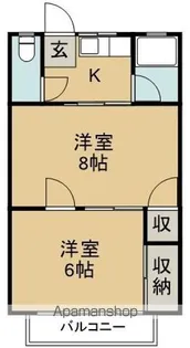瑞風マンション【1階】の間取り