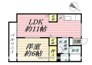 サンモールⅡ【1階】の間取り