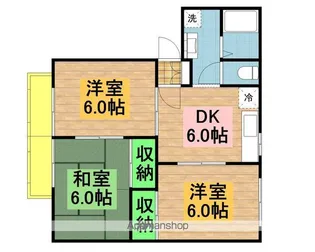 サングレース吉野【1階】の間取り