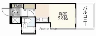 朝日プラザアムネット天満町(分譲賃貸)【2階】の間取り