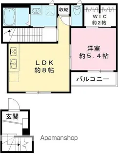 ユアメゾン柏木【201号室号室】の間取り