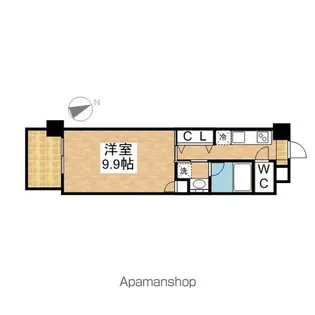 愛知県名古屋市中区新栄3丁目【マンション】の間取り