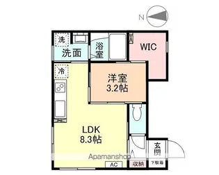 INTEGRAL SPICA【1階】の間取り