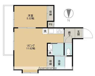 セレクト小松島【3階】の間取り