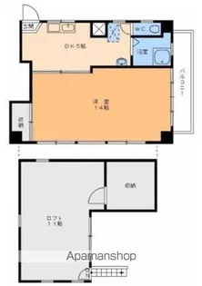 三和マンション末広【5階】の間取り