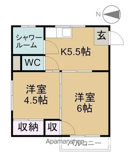 一光静里ビル【305号室】の間取り