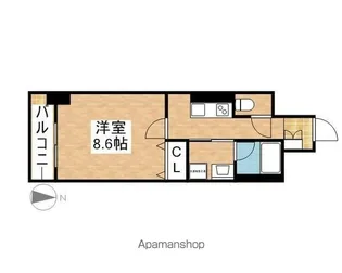 リ ブラン東別院【9階】の間取り