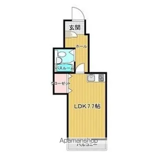 メリディアンオフィス柏木【2階】の間取り