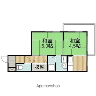 シャトーMO【1階】の間取り