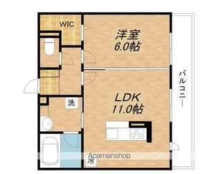 滋賀県大津市一里山5丁目【アパート】の間取り