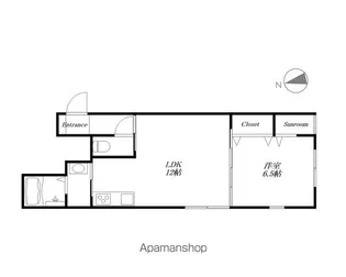 ルアーナスクエア【106号室】の間取り