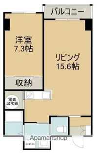 Gウェーブ松風(ジーウェーブマツカゼ)【707号室】の間取り