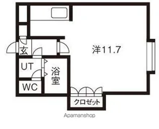 文京台レジデンスⅡ【417号室】の間取り