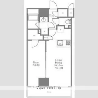 ハーモニーレジデンスグローバルキャピタル【7階】の間取り