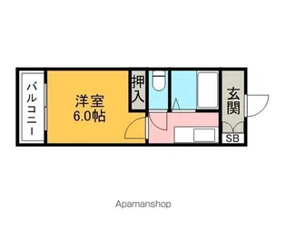 里村ビル【307号室】の間取り