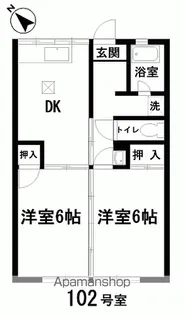 LIB LAND【1階】の間取り