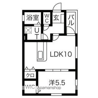 TRYⅠ鳥羽見【2階】の間取り