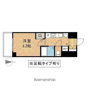 プレサンス鶴舞公園WEST【6階】の間取り