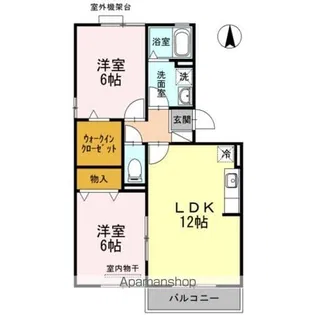 セジュール秀【3階】の間取り