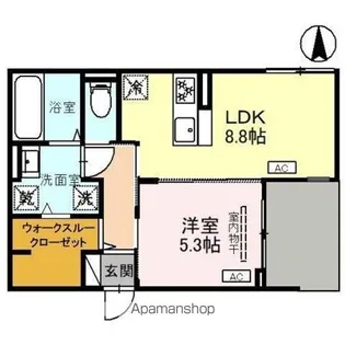 GRAN CASA 平野西【1階】の間取り