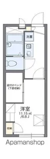 レオパレスグランツⅢ【1階】の間取り