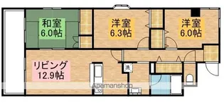 東京都三鷹市下連雀7丁目【マンション】の間取り