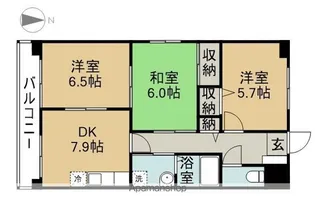 ル・クオーレ【4階】の間取り