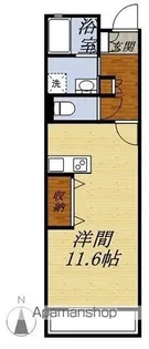 ル・リオン椿【3階】の間取り