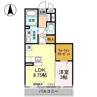 レガロ末広【302号室】の間取り