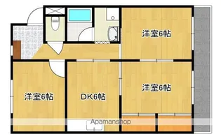 コーポ寿【206号号室】の間取り