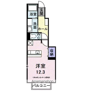 エリタージュⅡ【1階】の間取り