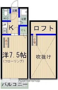 エクセル筥松【1階】の間取り