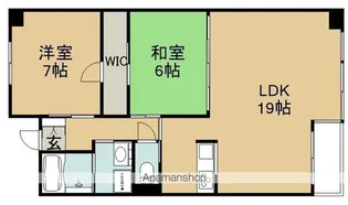 サンクレスト原町【4階】の間取り