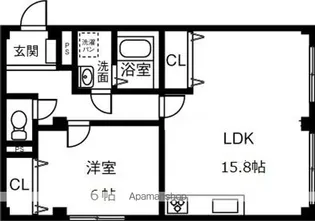 GRACIAS HARA【1階】の間取り