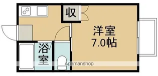 ハートナーハウスAB【203号室】の間取り