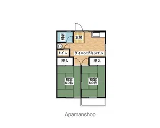 幸和マンション【3階】の間取り