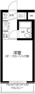 スカイコート下高井戸【7階】の間取り