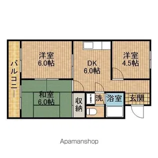 ルーセントK【4階】の間取り