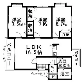 ブライムウェイブⅠ【2階】の間取り