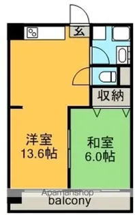 オオタビル.【4階】の間取り