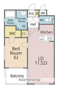 GRACEFUL HILLS南佐古【1階】の間取り