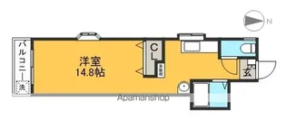 メゾンレーヴ【1階】の間取り