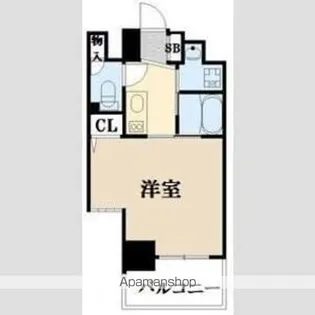 プレサンス東本町VOL.2【9階】の間取り