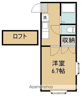 ホワイトキャッスル36番館【2階】の間取り